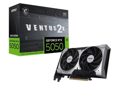 Placa Gráfica MSI GeForce RTX 5050 8G VENTUS 2X OC , 912-V538-002