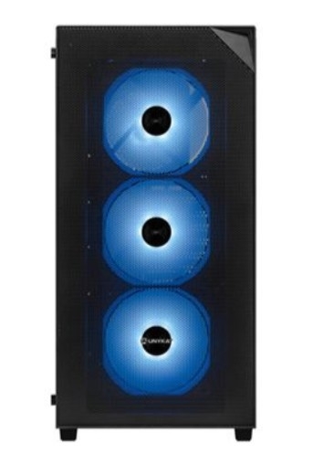 CAIXA ATX UNYKA UK121805 REVELAT MESH EDGE ARGB 4X VENT BLACK
