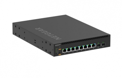 Switch 10 Portas NETGEAR M4350-8M2V L3 Administrado 8 x 2.5GBase-T (PoE ++) + 2 x SFP28 de 25 Gigabits , MSM4310-100NES