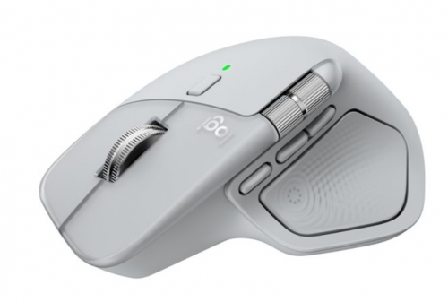 Rato Sem Fios Logitech MX Master 4 – Darkfield 8K DPI, Bluetooth LE, Logi Bolt, 8 Botões, Feedback Háptico, Pale Grey – 910-007563