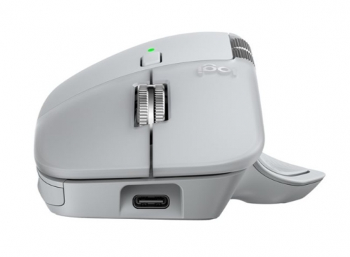 Rato Sem Fios Logitech MX Master 4 – Darkfield 8K DPI, Bluetooth LE, Logi Bolt, 8 Botões, Feedback Háptico, Pale Grey – 910-007563