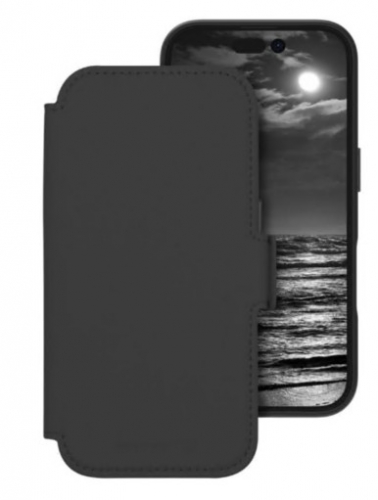 Capa flip cover para telemóvel ÍCONE compatibilidade MagSafe ICON meia noite para Apple iPhone 16 dbramante1928 , LM61ICBL6870
