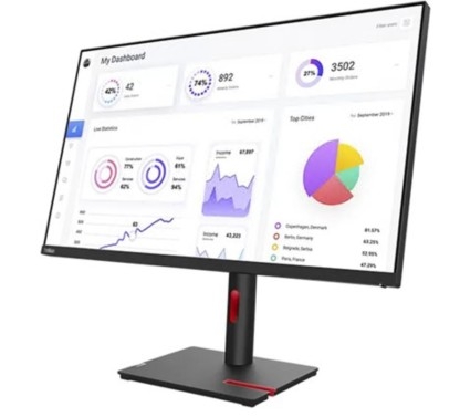 Monitor Lenovo UHD ThinkVision T32p-30 de 31,5" (USB-C), 63D2GAT1EU
