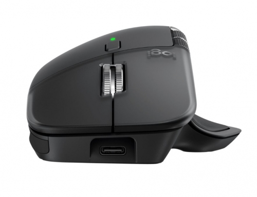 Rato Sem Fios Logitech MX Master 4 – Darkfield 8K DPI, Bluetooth, Logi Bolt USB-C, 8 Botões, Feedback Háptico, Grafite – 910-007594