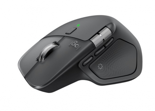 Rato Sem Fios Logitech MX Master 4 – Darkfield 8K DPI, Bluetooth, Logi Bolt USB-C, 8 Botões, Feedback Háptico, Grafite – 910-007594