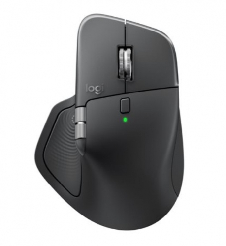 Rato Sem Fios Logitech MX Master 4 – Darkfield 8K DPI, Bluetooth, Logi Bolt USB-C, 8 Botões, Feedback Háptico, Grafite – 910-007594
