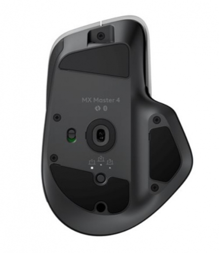 Rato Sem Fios Logitech MX Master 4 – Darkfield 8K DPI, Bluetooth, Logi Bolt USB-C, 8 Botões, Feedback Háptico, Grafite – 910-007594