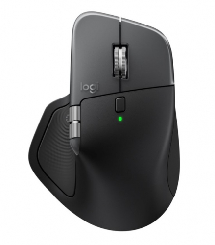 Rato Sem Fios Logitech MX Master 4 for Mac – Space Black, Darkfield 8K DPI, Bluetooth, 8 Botões, Feedback Háptico, USB-C – 910-007577
