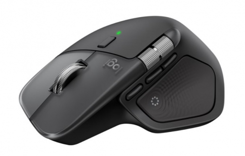 Rato Sem Fios Logitech MX Master 4 for Mac – Space Black, Darkfield 8K DPI, Bluetooth, 8 Botões, Feedback Háptico, USB-C – 910-007577