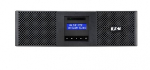 UPS Eaton 9E 6000iR (montável em bastidor) AC 200/208/220/230/240 V 5400 Watt 6000 VA 1 fase RS-232, USB conectores de saída: 11 3U 19" preto , 9E6KIR