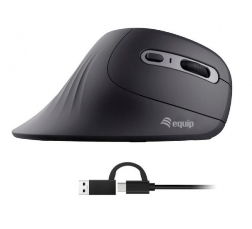 RATO EQUIP LIFE VERTCAL ERGONOMICO USB-A & USB-C 7200DPI