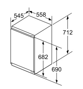 Congelador Encastre SIEMENS IQ300 GI11VAFE0 Classe E