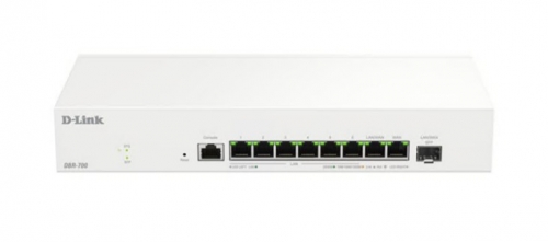 Switch 7 Portas D-Link DBR-700 sem fio 2.5GbE, 1GbE
