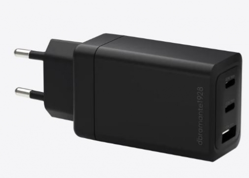IT-EU W. Chrg-2xUSB-C 65W+1xUSB-A-BLK | CI65EUBL7229