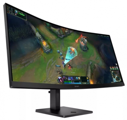 Monitor HP OMEN 86,4 cm (34") Gaming Curvo, Wide Quad HD, 180 Hz, 1 ms, AV4C1E9#ABB