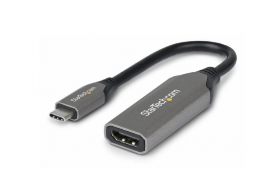 Adaptador USB-C para HDMI 2.1, 8K 60 Hz, 4K 144 Hz, HDR10+, 20 cm, Cinzento-espacial - StarTech.com 112B-USBC-HDMI21