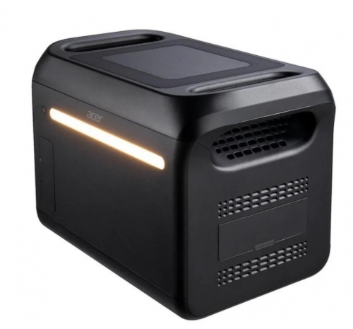 Estação de Energia Portátil Acer GP.ADT11.02E 1229Wh LiFePo4 1800W 3xAC 6xUSB Solar Preta