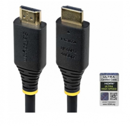 Cabo HDMI HDMI macho para HDMI macho 50 cm blindado preto StarTech HDMI21-CBL-8K60-50CM