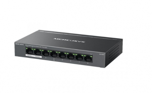 TP-LINK MERCUSYS 8-Port Gigabit Desktop Switch with 7-Port PoE+ 1x Gigabit Non-PoE Ports