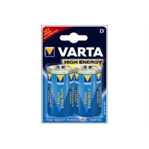 PILHA VARTA ALC.LR20-HIGH.E.(2)-4920