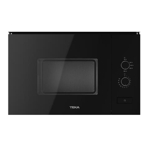 MICRO-ONDAS DE ENCASTRE TEKA ML820FIBK 20LT