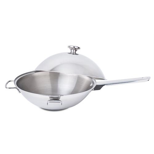 Silampos Cataplana Wok Faro Redondo Inox 28x20 cm 3.4 Litros Cinzento -FARO.28-22323528