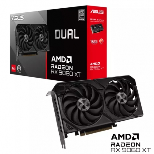 Placa Gráfica Asus DUAL-RX9060XT-16G/RX9060XT, HDMI, DP*2, 16G, D6, 90YV0LG2-M0NA00