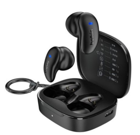 Auriculares sem fios Belkin SoundForm Anywhere bluetooth preto , AUC014HQBK