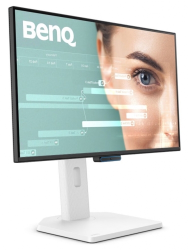 Monitor Benq GW2490TC 23.8'', IPS, Full HD, 5ms, 144Hz, 1x HDMI, 1x DisplayPort, 1x USB-C, Suporte totalmente ajustável - Preto e Branco , 9H.LNMLA.TBE
