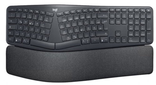 Teclado Logitech ERGO K860 sem fios 2.4 GHz, Bluetooth 5.0 QWERTZ Alemão