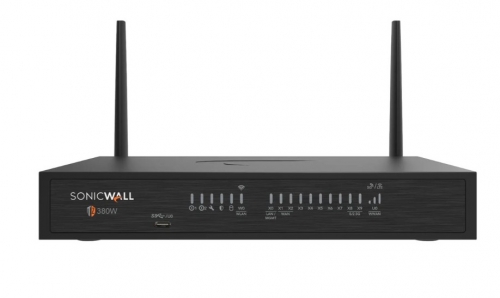 Firewall SonicWall TZ380 Wireless-AX INTL Secure Upgrade Advanced Edition – 3 Anos + 1 Ano CSE, Wi-Fi 6 – 03-SSC-7726