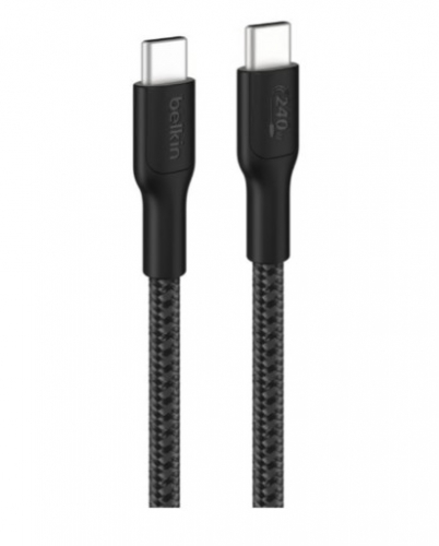 Cabo USB Belkin BoostCharge Pro 24 pin USB-C (M) para 24 pin USB-C (M) 3 m , CAB025HQ3MBK