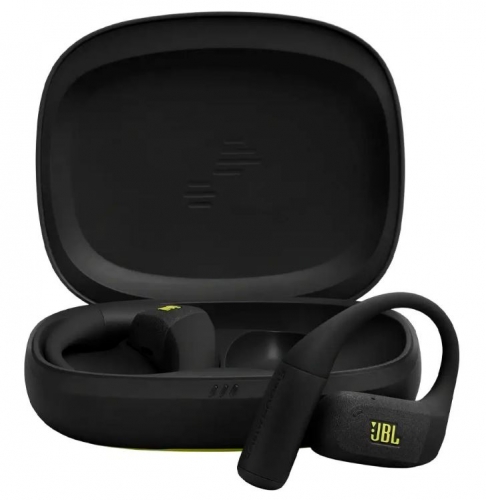 Auriculares Desportivos JBL Endurance Zone Open-Ear True Wireless Bluetooth 5.3 IP68 Preto/Lima - JBLENDUZONEBLKL