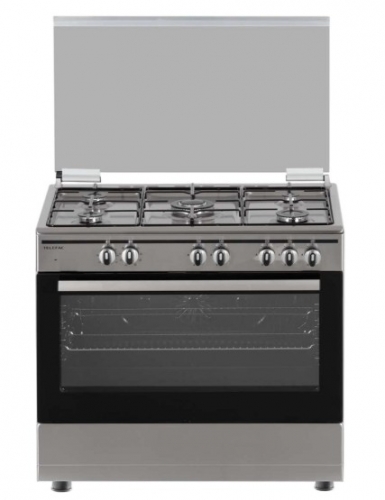FOGAO TELEFAC TFF9062XEP2 5G 1WOK 925X900X610 FORNO 98LT ELET. INOX (A)