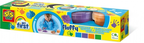 Pintar Com Os Dedos Fluffly 4*120ml SES - S14441