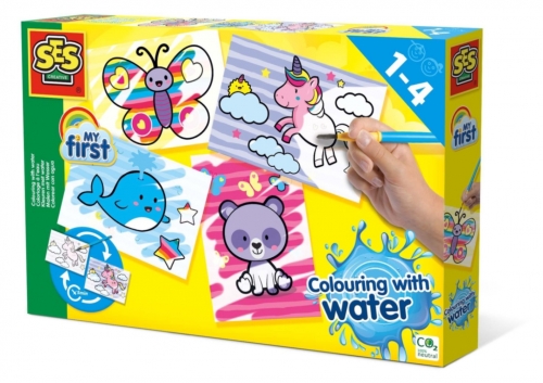 Colorir Com Água - Animais - SES S14454