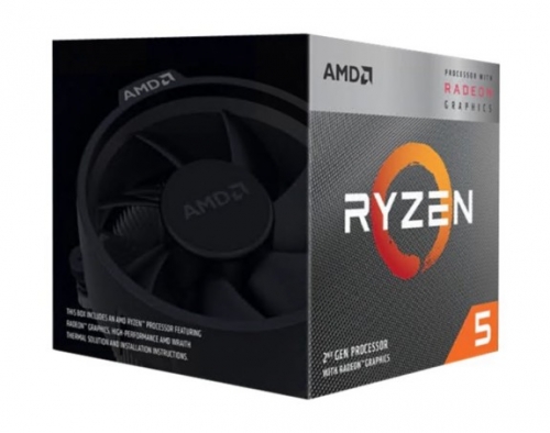 Processador AMD Ryzen 5 3400G - 3.7 GHz - 4 cores - 8 threads - 4 MB cache - Socket AM4 - Box , YD3400C5FHSBX