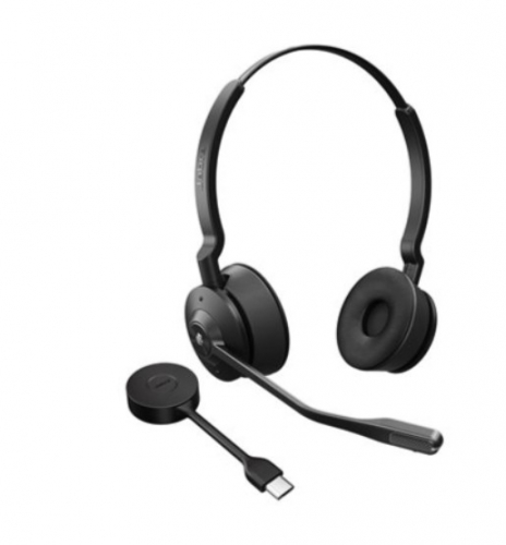 Auscultadores Jabra Engage 55 SE MS Stereo - Sem Fios DECT USB-C, Link 400c – 9659-470-111