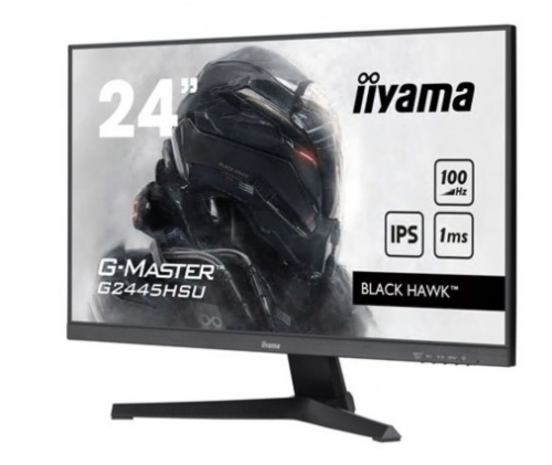 Monitor LED iiyama G-MASTER Black Hawk G2445HSU-B2 24" Full HD (1080p) 100 Hz IPS 1 ms HDMI, DisplayPort preto opaco