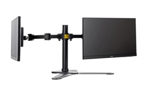 Suporte Monitor Iiyama DS1002D-B1 braço ajustável para 2 monitores preto tamanho de tela: 10"-30"