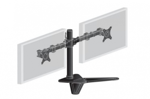 Suporte Monitor Iiyama DS1002D-B1 braço ajustável para 2 monitores preto tamanho de tela: 10"-30"