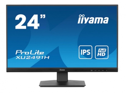 Monitor LED iiyama ProLite XU2491H-B1 24" Full HD (1080p) 100 Hz IPS 0.5 ms HDMI, DisplayPort preto, mate