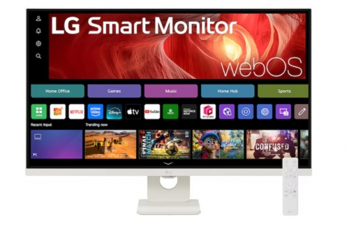 Monitor LG 32U721SA Smart 4K UHD de 31,5 polegadas para streaming com webOS