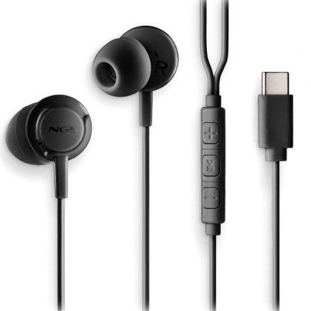 Auriculares com Microfone NGS - CROSSSTEPBLACK