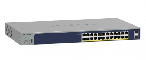 Switch NETGEAR Smart GS724TP Interruptor L3 Lite inteligente 24 x 10/100/1000 (PoE+) + 2 x Gigabit SFP, GS724TP-300EUS