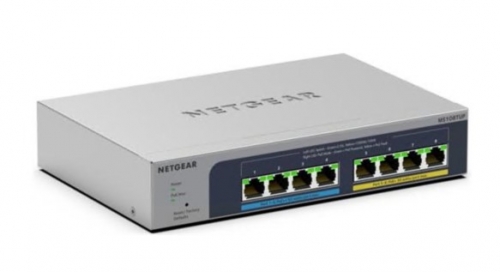 Switch NETGEAR Smart MS108TUP L3 Lite inteligente 4 x 100/1000/2.5G (PoE++) + 4 x 100/1000/2.5G (PoE+), MS108TUP-100EUS