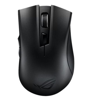 Rato para direita ASUS ROG Strix Carry óptico sem fios 2.4 GHz, Bluetooth 5.0 LE receptor sem fio USB , 90MP01B0-B0UA00