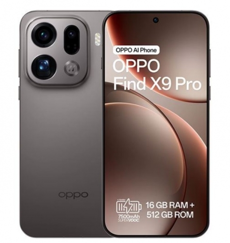 Smartphone OPPO Find X9 Pro 512GB 16GB Cinza Titânio