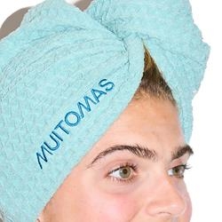 MUITOMAS Toalha para cabelo - Azul | HAIRTOWELBL