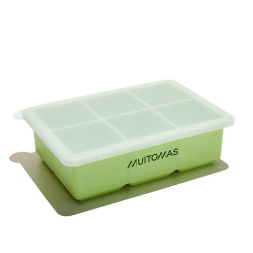 MUITOMAS FORMA DE GELO DE SILICONE - Verde | ICECUBESILGN